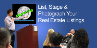 List, Stage and Photograph Your Homes For Sale - Tony Rays Marketing On A Dime Real Estate Series Class 2 Session 3